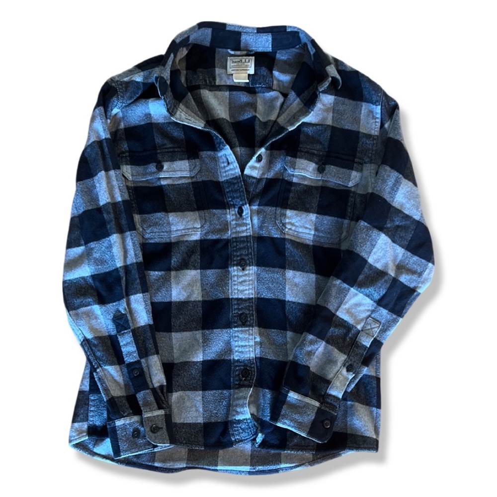 Men's Organic Flannel Shirt, Slightly Fitted